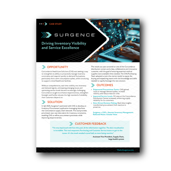 Strengthening Supply Chain Agility with Surgence