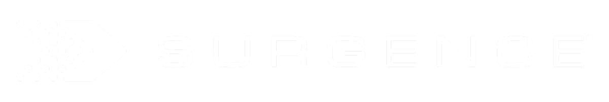 Surgence Logo White R